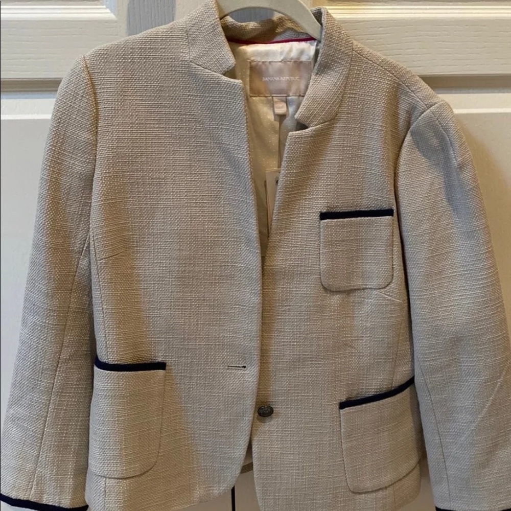 Banana Republic one button blazer